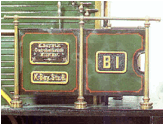 Numeración y placas de fabricante